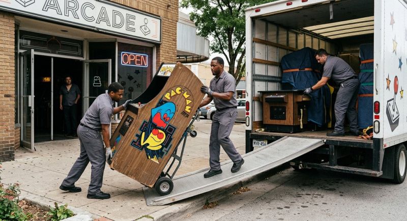 Arcade Game Moving in Gastonia, NC